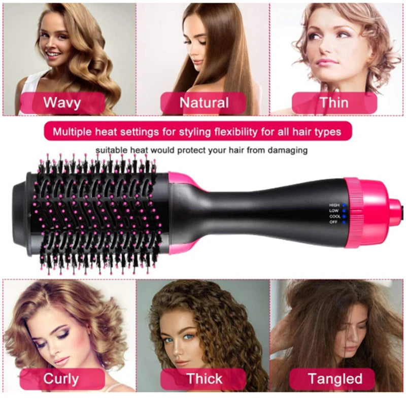 3 IN 1 Hot Air Brush One-Step Hair Dryer And Volumizer Styler and Dryer Blow Dryer Brush Professional 1000W Hair Dryers
