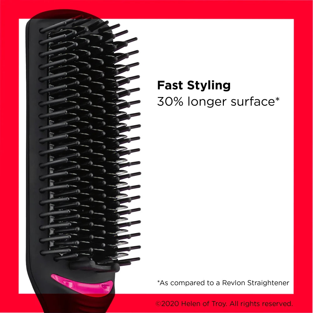 Pro Collection Extra Long Hair Straightening Brush, Black