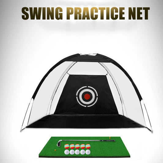 3M 2M Golf Ball Practice Training Net Gadgets Indoor Golf Exercise Hitting Target Tent Cage Garden Trainer Golf Hole XA147A